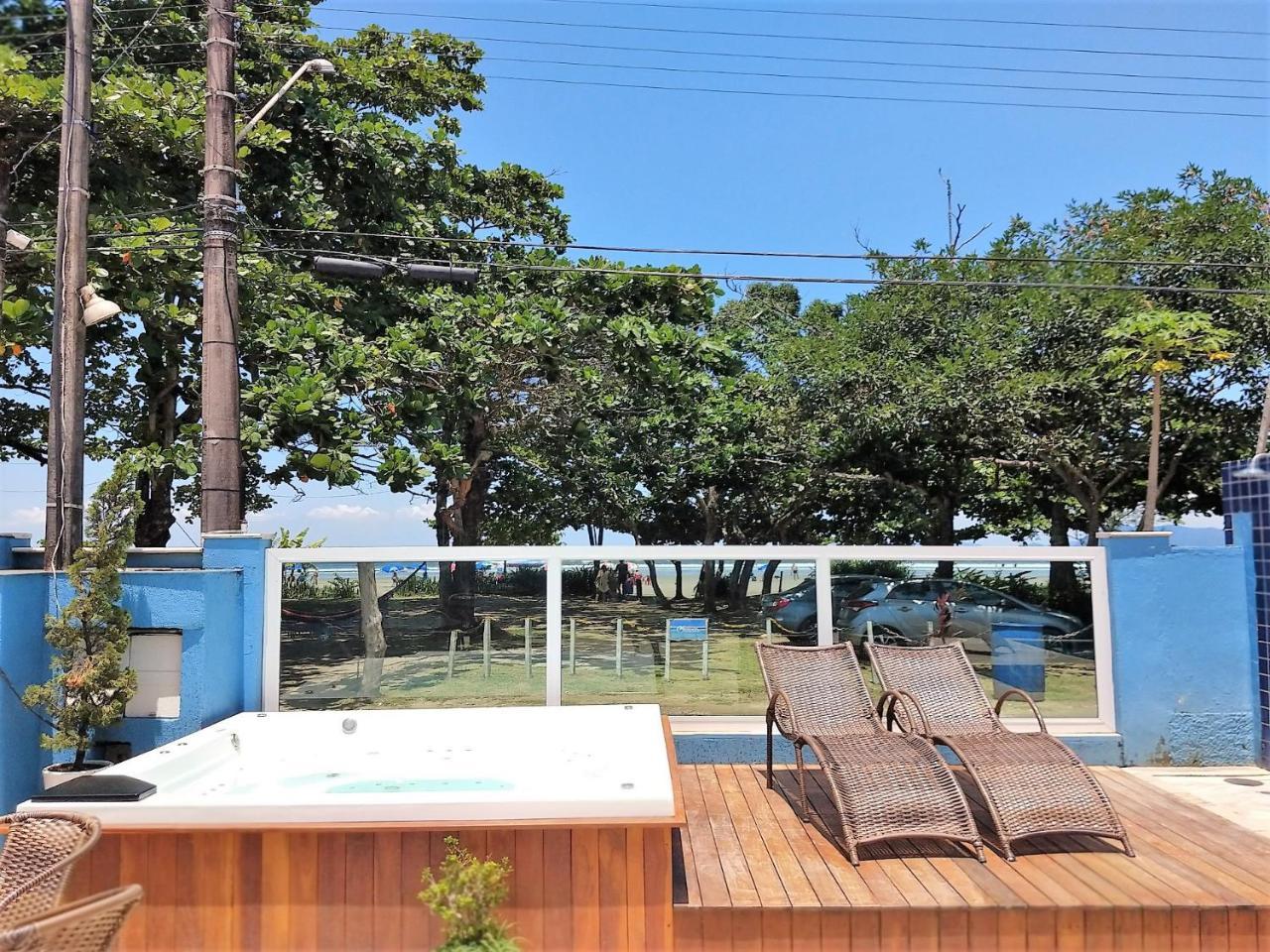 Pousada Vistazul - Piscina Climatizada - Pe Na Areia Bertioga Exterior photo